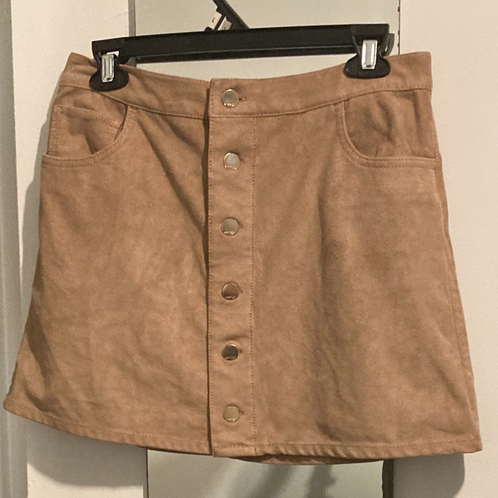 Tan Express Mini Skirt Size 4